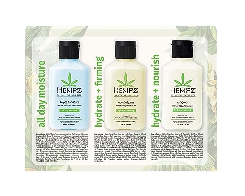 Hempz crema anti-edad mini corporal, para piel suave y firme
