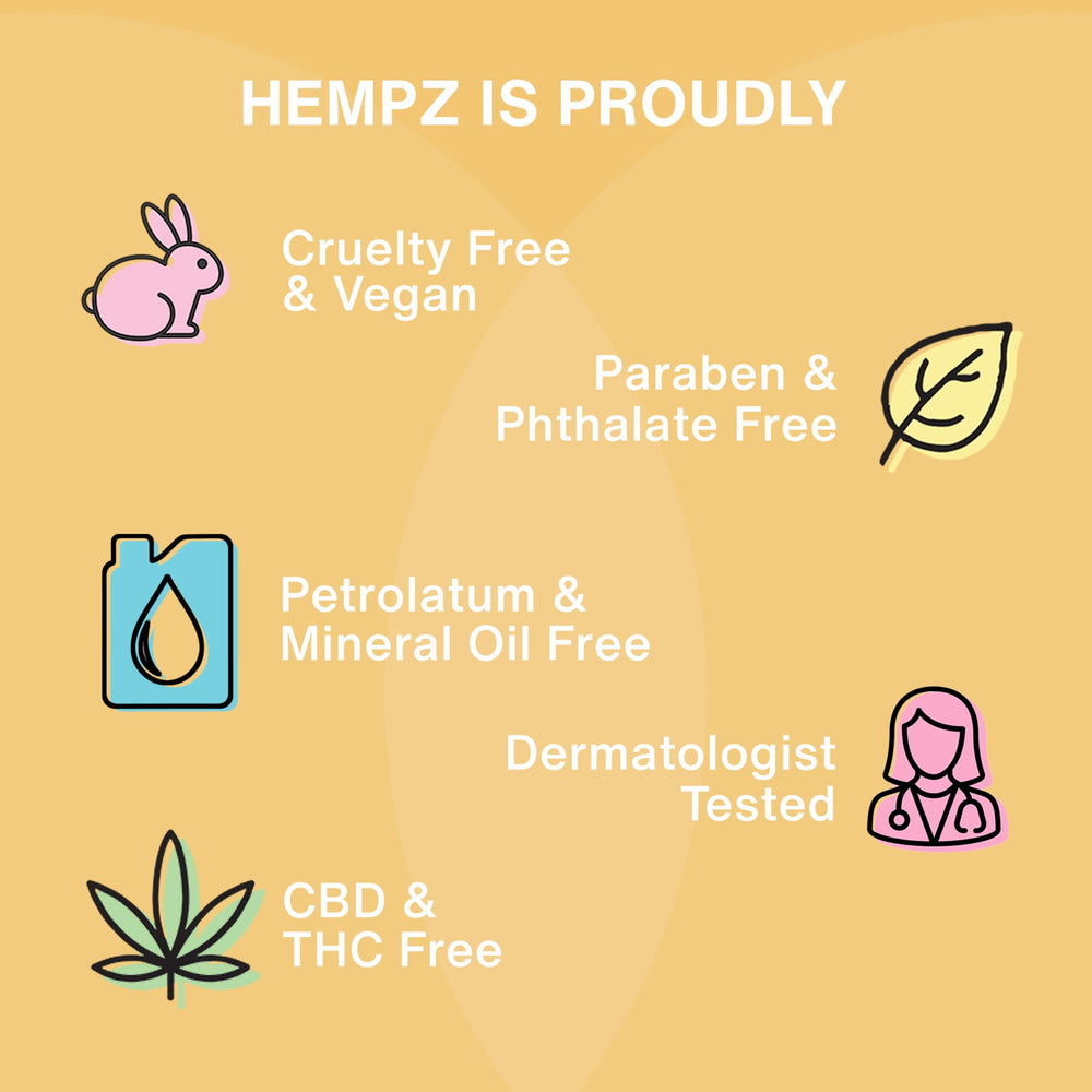 Hempz crema ultraligera: envase en EE. UU. y fórmula vegana.