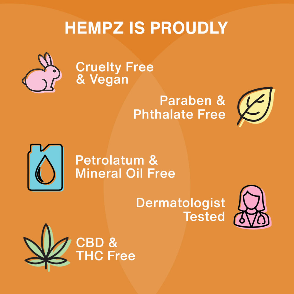 Hempz Extracto aguacate, tono de piel mejora con uso regular.