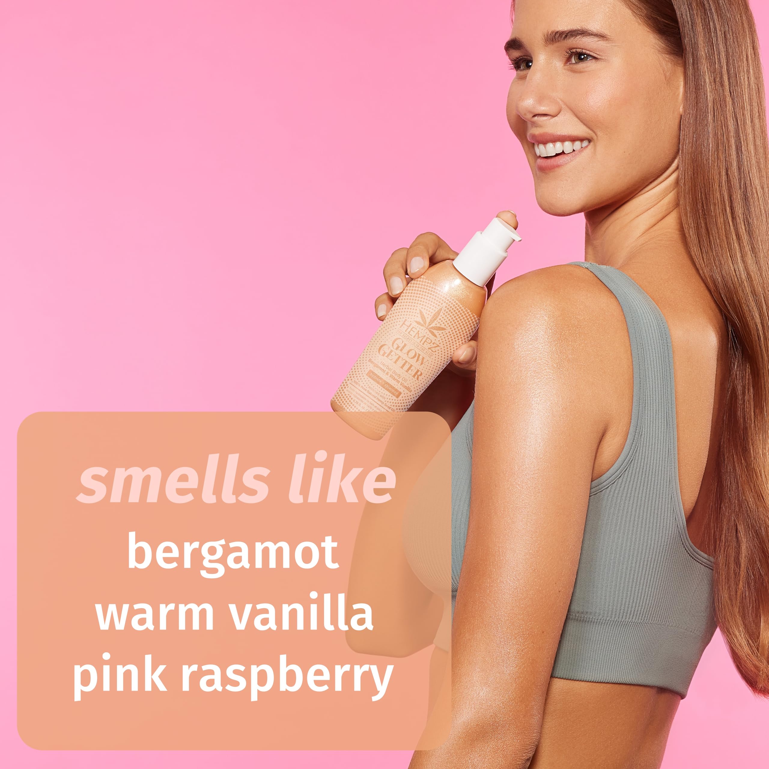 Hempz Glow Getter: brillo de mica para un efecto luminoso.