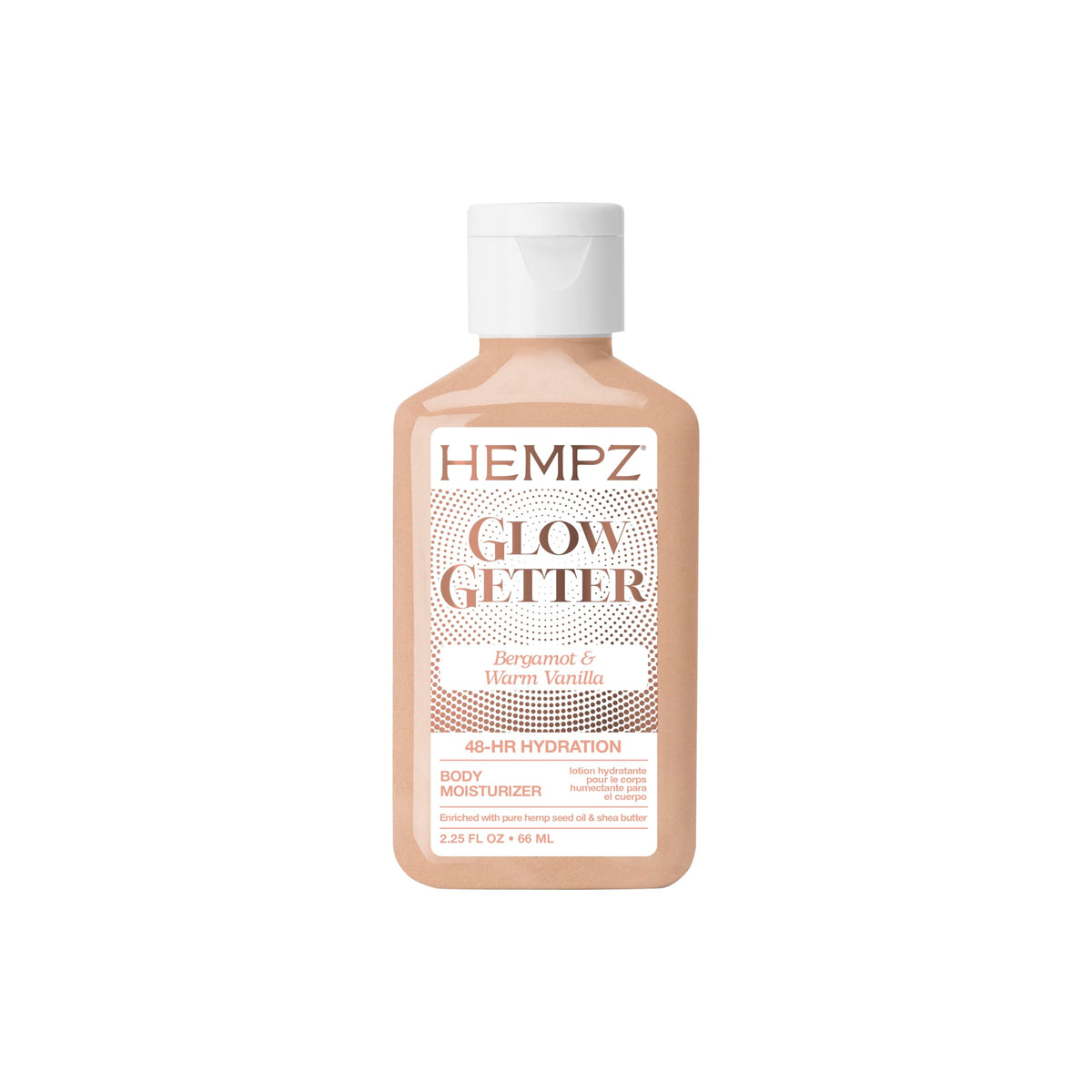 Hempz Glow Getter mini bottle for on-the-go hydration