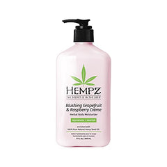 Hempz Grapefruit & Raspberry Creme jar showing rich moisture.