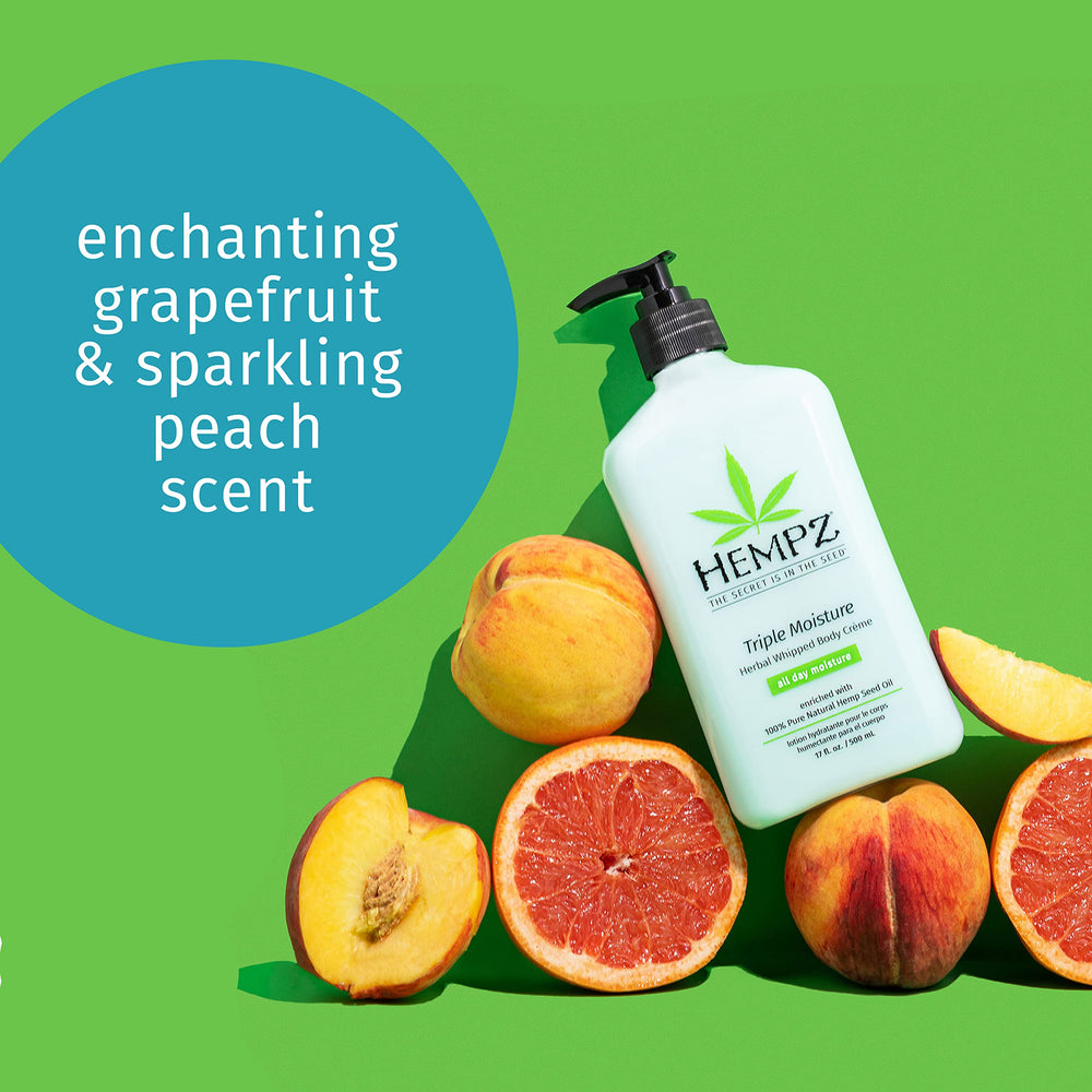 Hempz Hemp seed oil hydration delivers fatty acids for smoother skin.