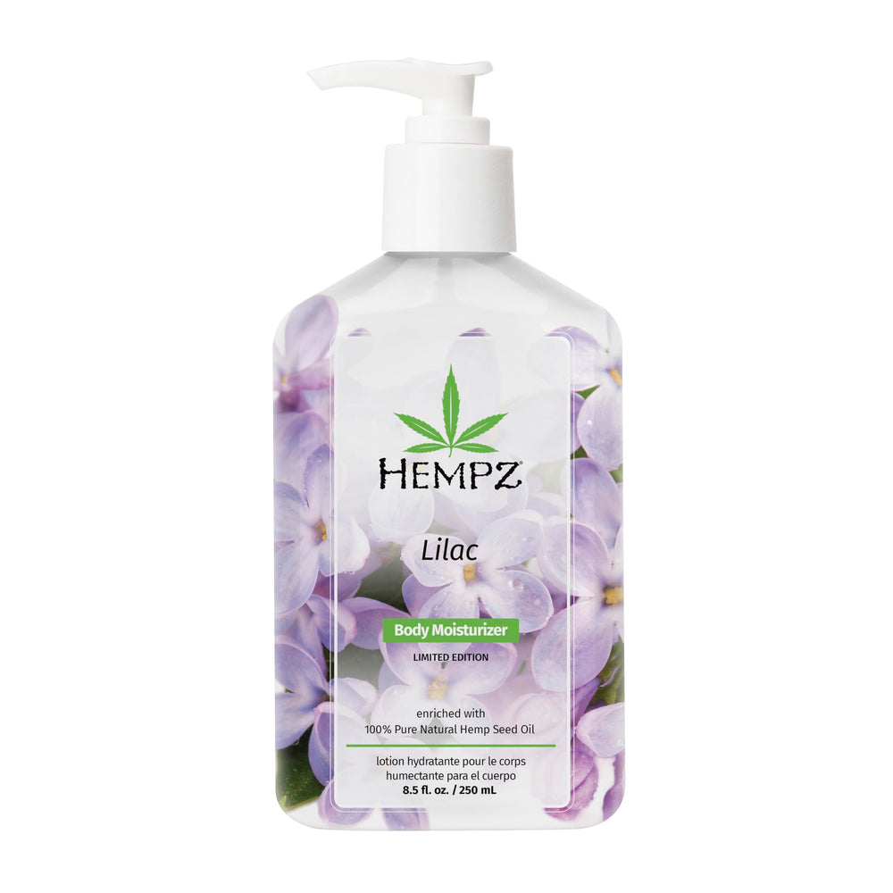 Hempz Loción de Lila en botella, hidratación profunda para piel suave