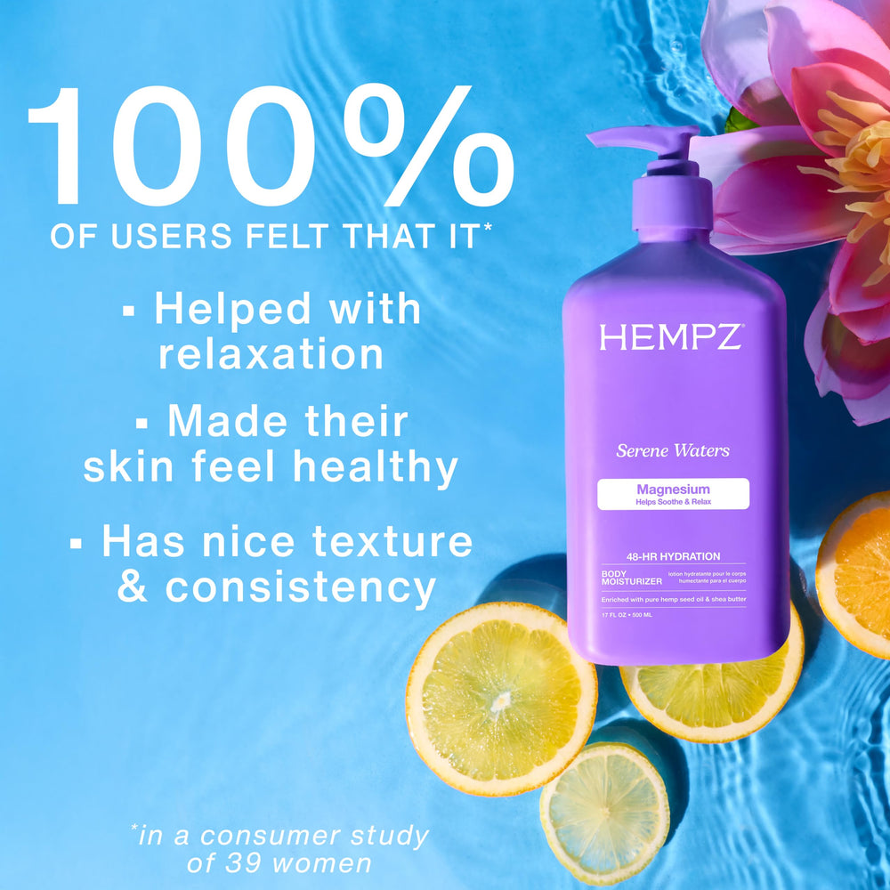 Arnica suavizante en Hempz, enfoque en relajación suave