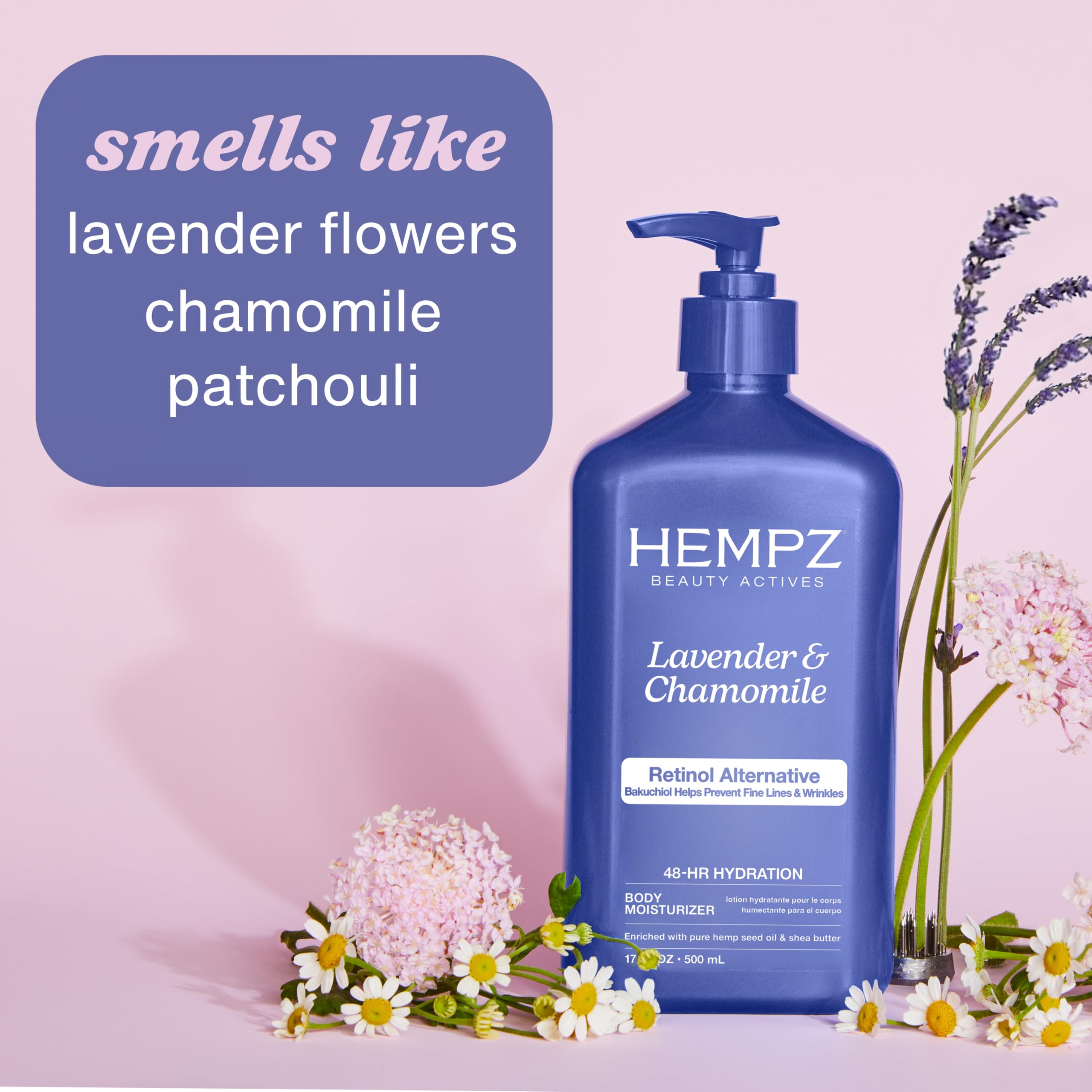 Hempz Loción cuerpo aminoácidos esenciales para piel nutrida.