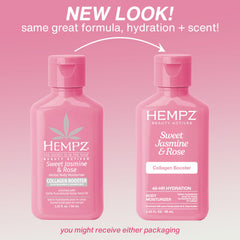 Textura cremosa de Hempz aporta hidratación rápida sin sensación grasa.