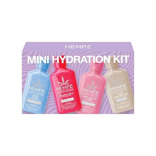 Hempz bayas brasileñas mini hidratante para piel suave y luminosa