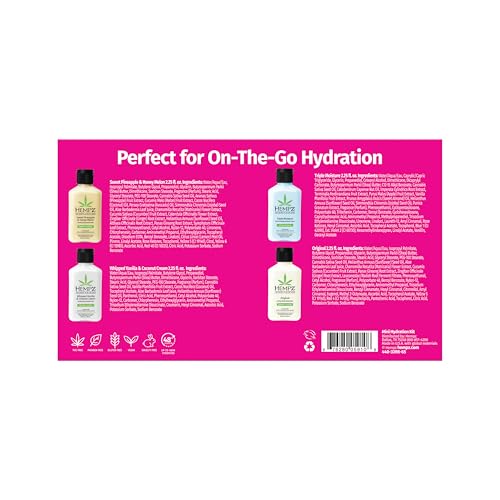 Hempz Mini Vainilla Batida y Coco: crema nutritiva sin grasa.