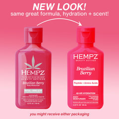 Loción Hempz Mini con aceite de cáñamo nutre piel seca