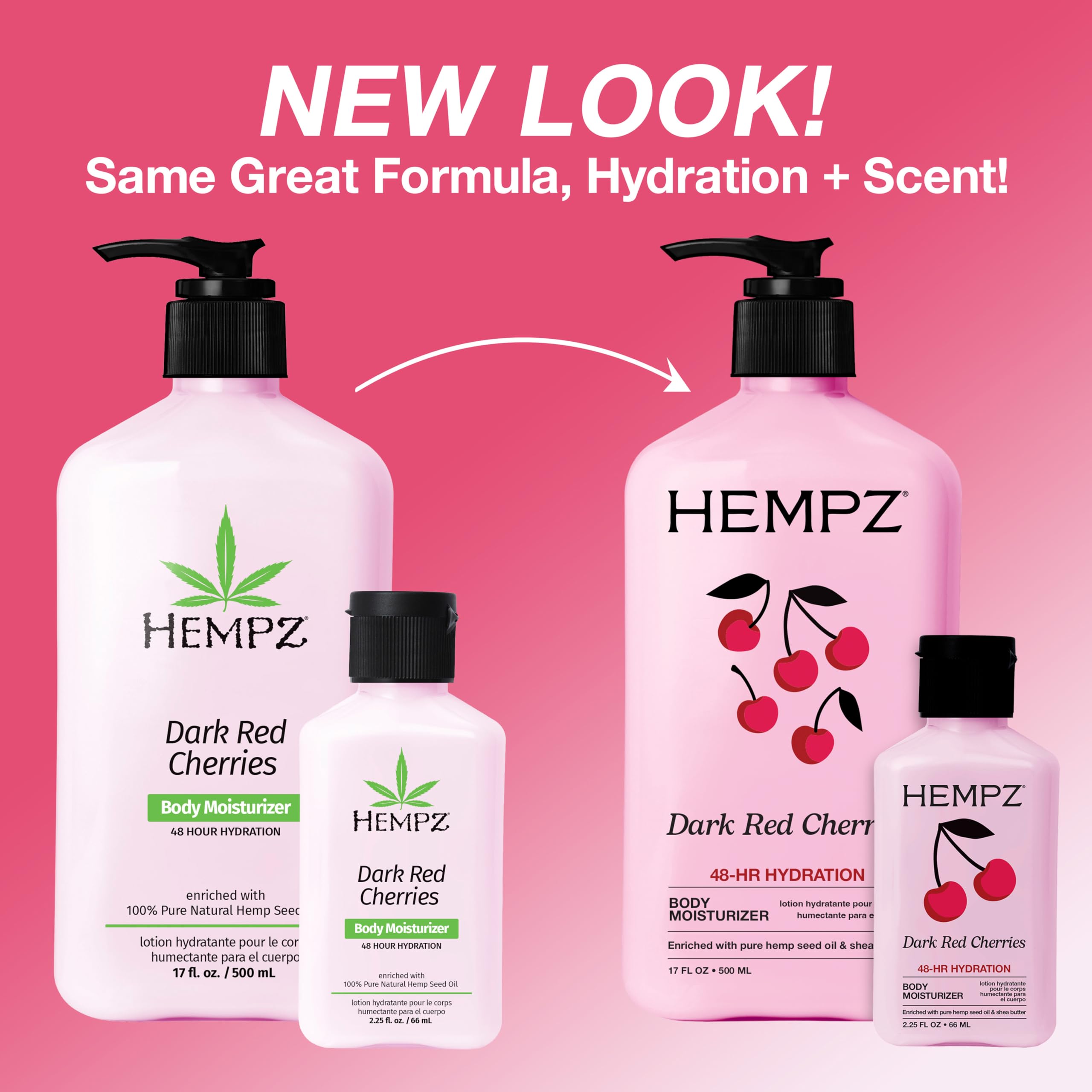 Hempz quick absorption visual suggests fast hydration during daily routines