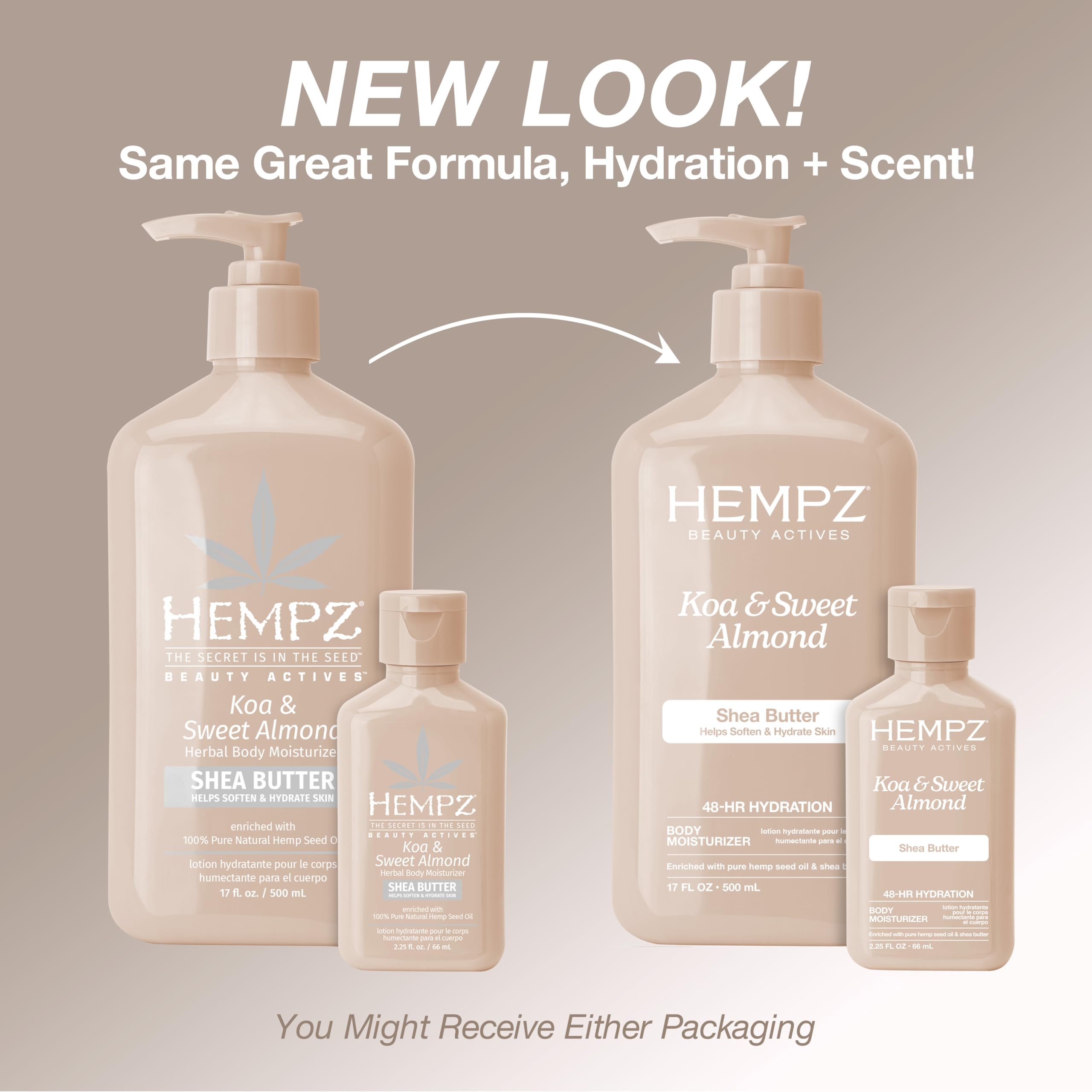 Hempz Smoothing Body Moisturizer closeup texture showing creamy smoothing consistency.