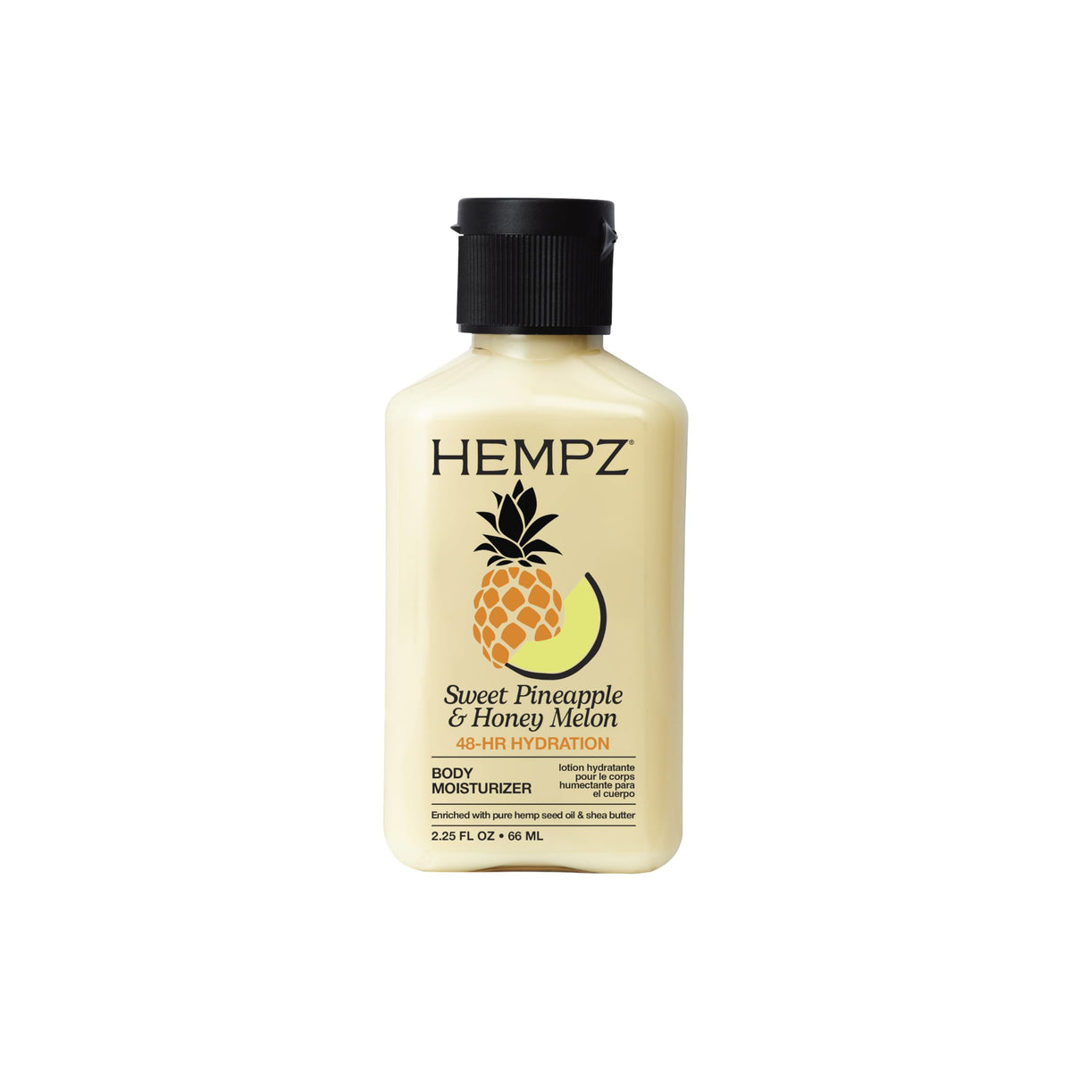 Hempz Sweet Pineapple & Honey Melon lotion bottle for daily hydration