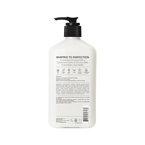 Textura cremosa de Hempz, absorción rápida para piel suave