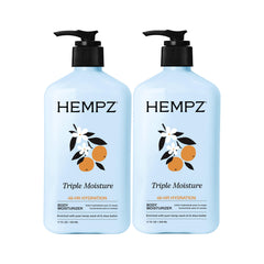 Hempz Triple Moisture Whipped Body Creme Pack of 2 provides silky hydration for daily skin care.