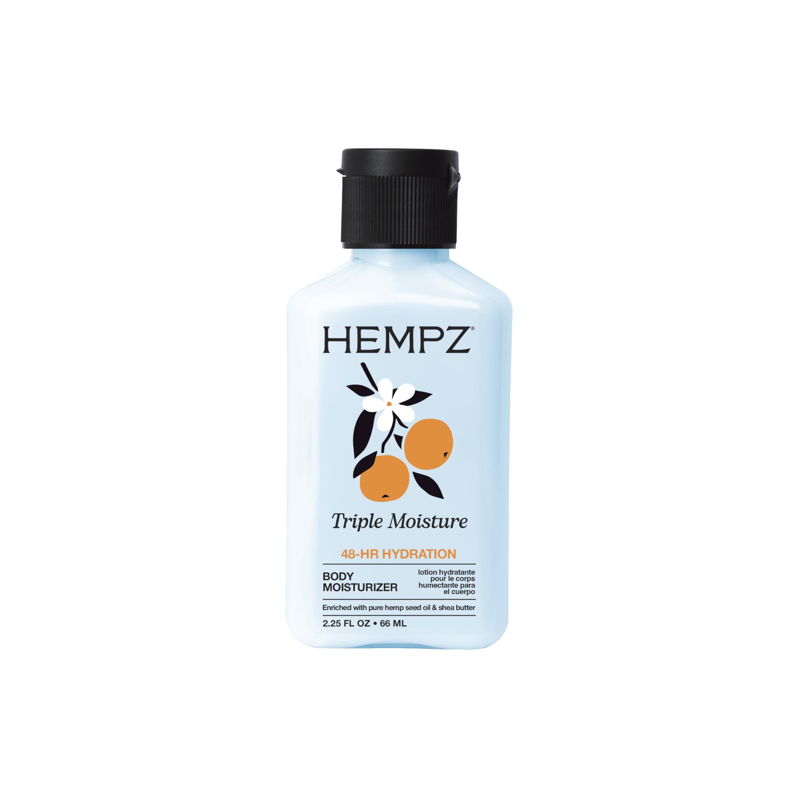 Hempz Whipped Creme 2.25oz bottle delivering daily hydration