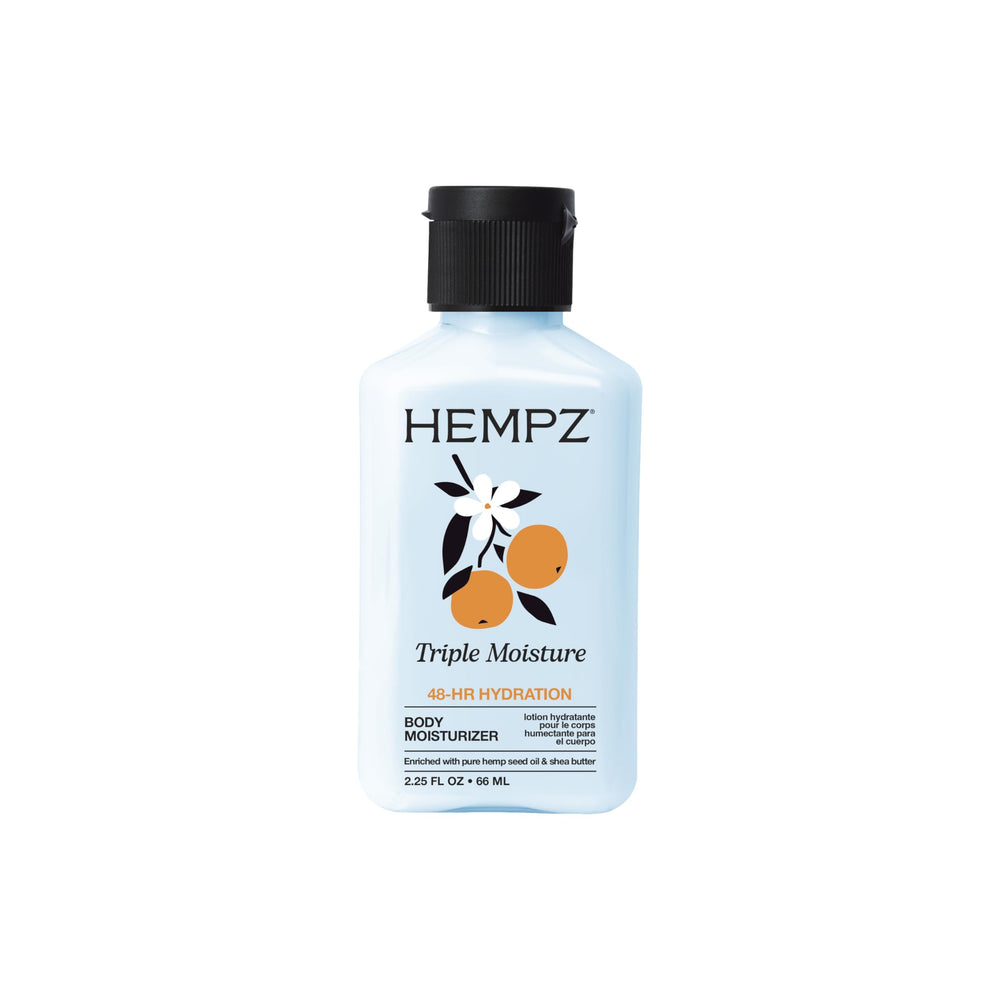 Hempz Whipped Creme 2.25oz bottle delivering daily hydration