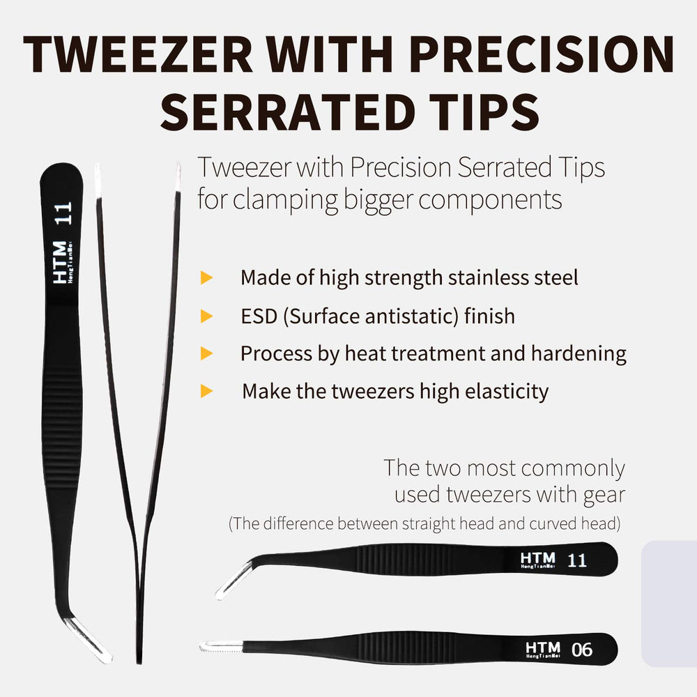 HengTianMei slanted tweezer tip enables precise brows and splinters.