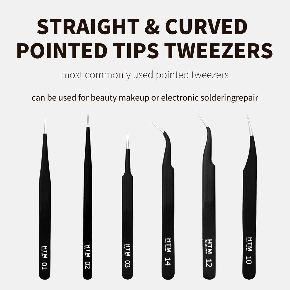 HengTianMei straight point tips ideal for gripping tiny components in tight spaces.
