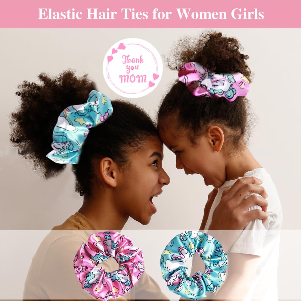 Heniho gift-ready set with 2 bonnets and 2 scrunchies for kids.