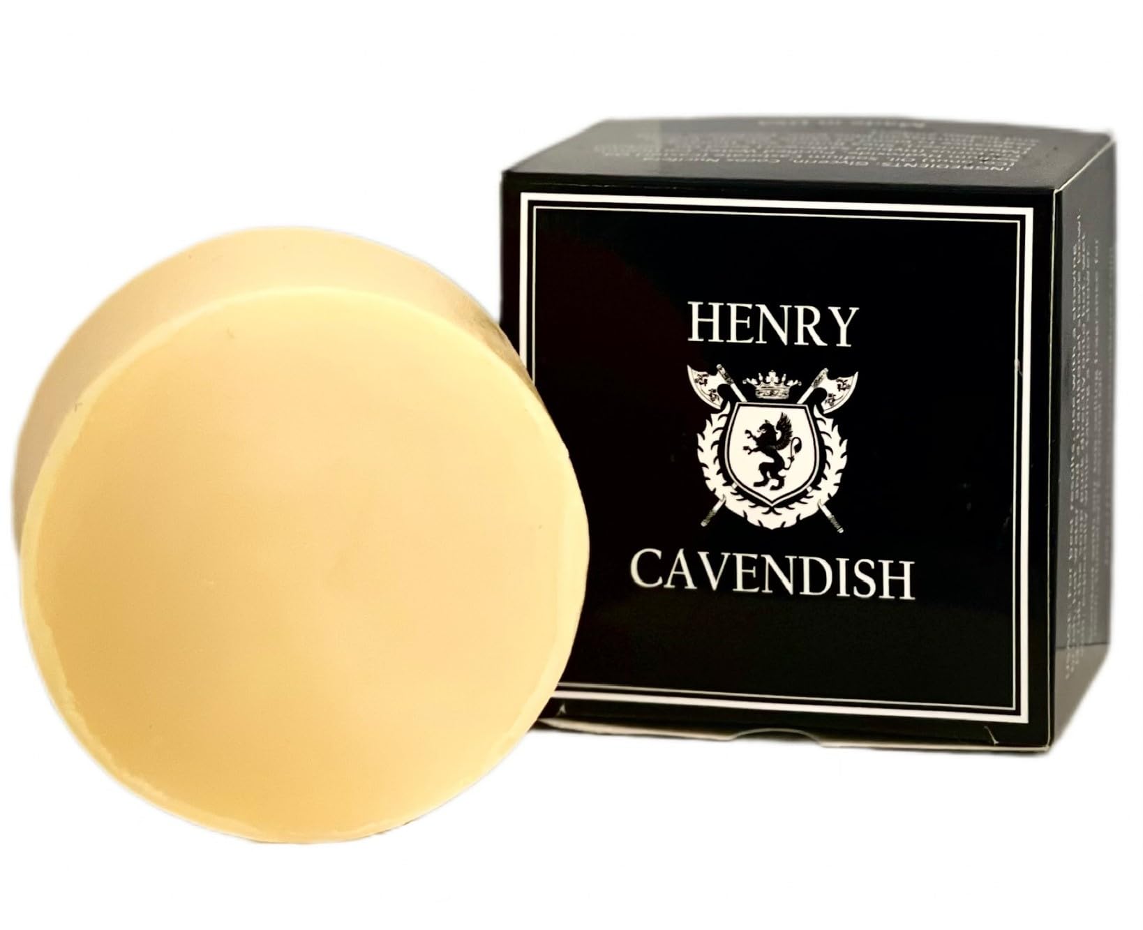 Henry Cavendish Himalaya puck refill shows a natural shaving soap for a smooth shave