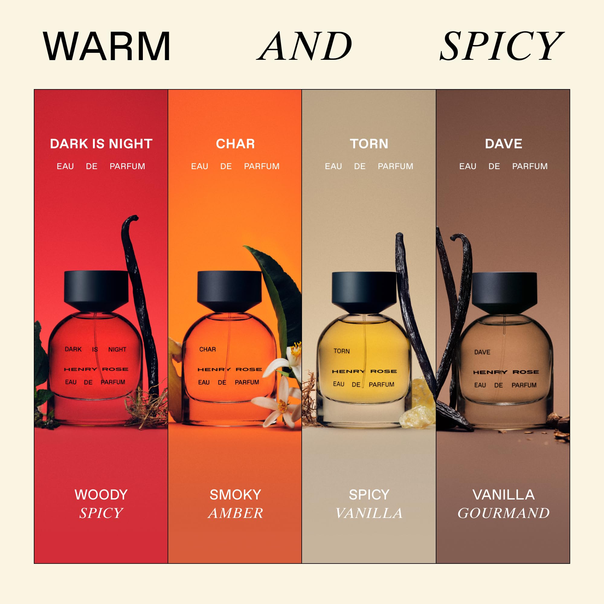 Henry Rose packaging close-up, eco-friendly packaging and safe ingredients.