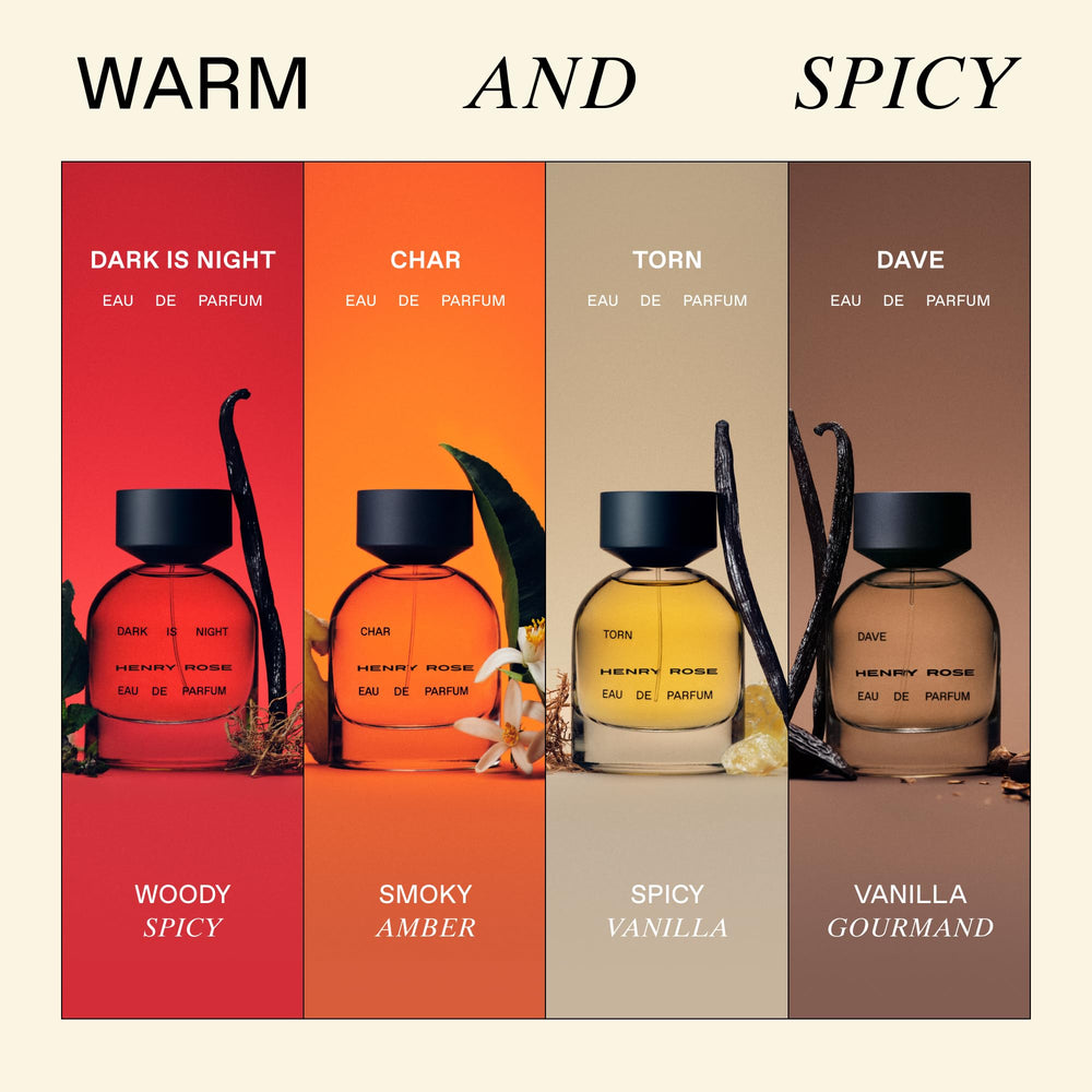 Henry Rose packaging close-up, eco-friendly packaging and safe ingredients.