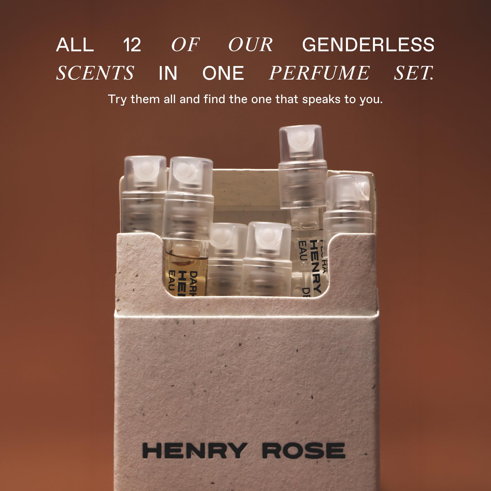Henry Rose full collection spray, unisex scent sampler for exploration.
