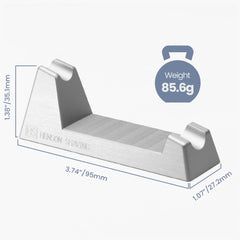Henson Razor Stand angled-drying view promotes fast moisture evaporation.