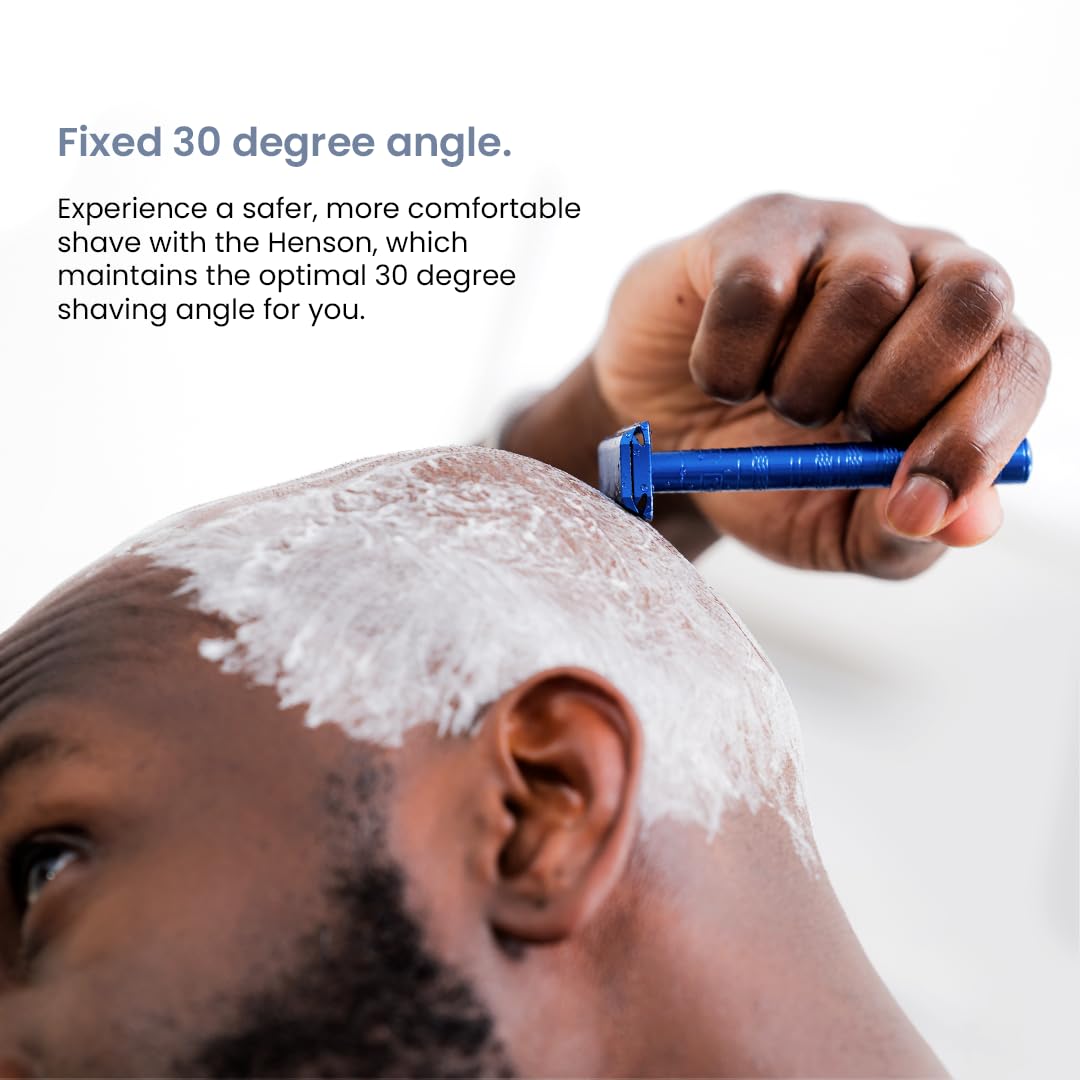 Henson Shaving Razor 30-degree angle for smooth passes