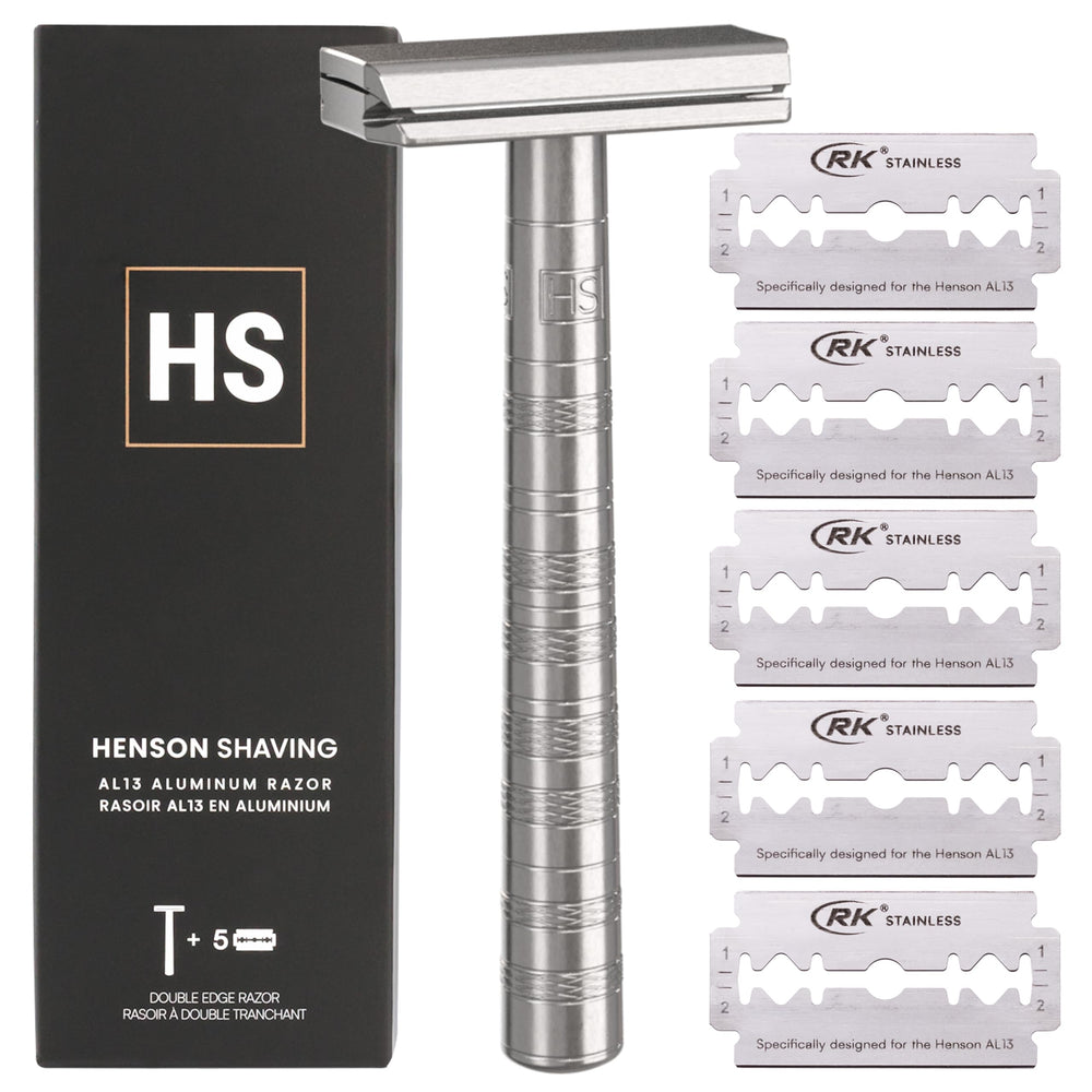 Henson Shaving Razor aluminum body for premium daily shave