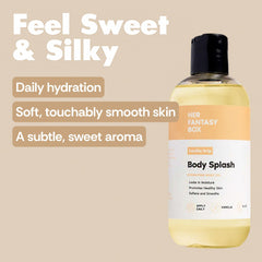Her Fantasy Box creamy cashmere sandalwood aroma for cozy warmth.