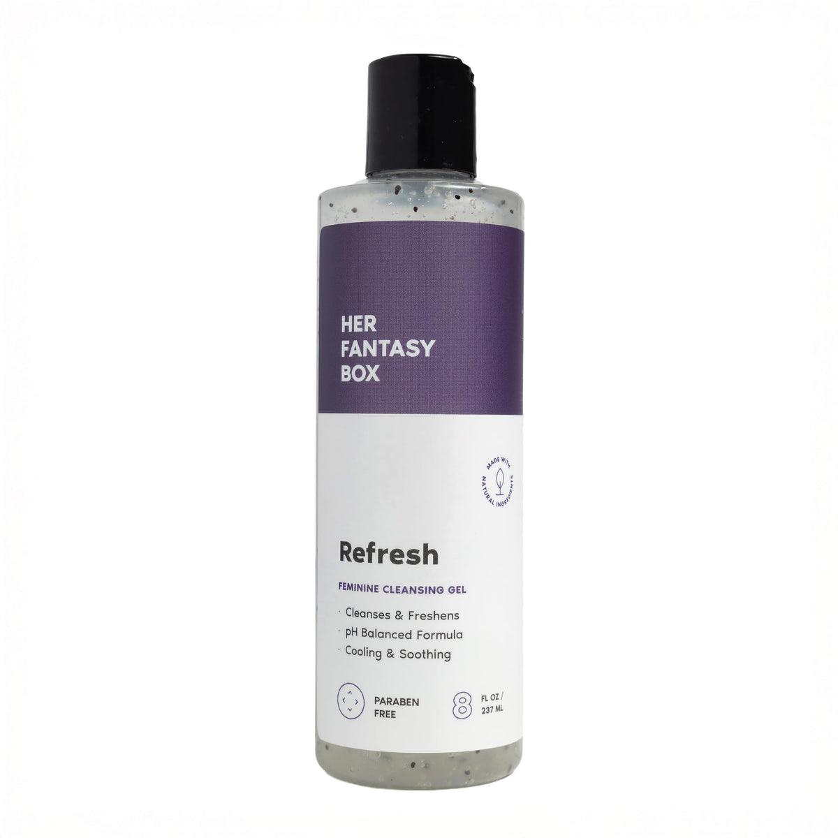 Her Fantasy Box Refresh gel de ducha equilibrante: limpieza suave para uso diario.