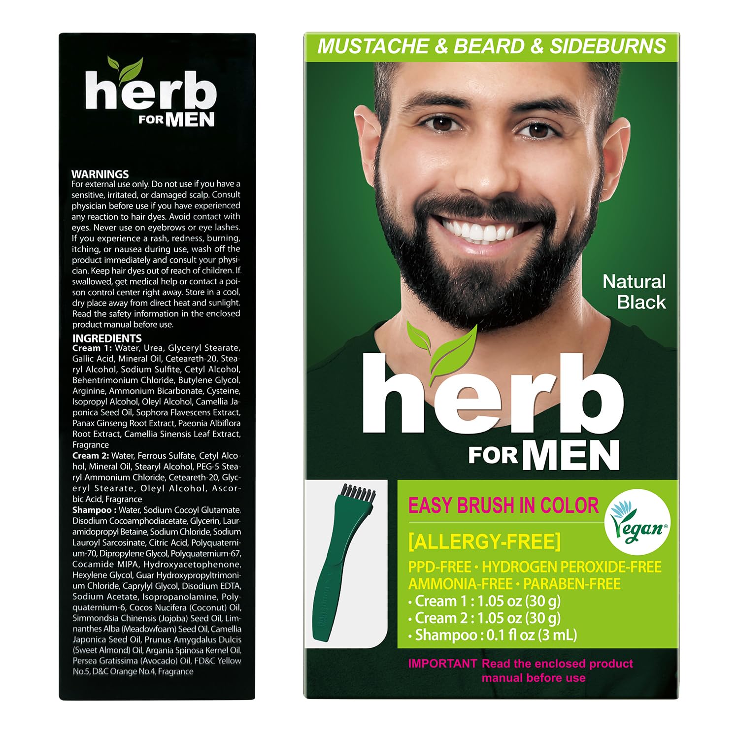 Herb Speedy Sensitive skin friendly use during coloring.