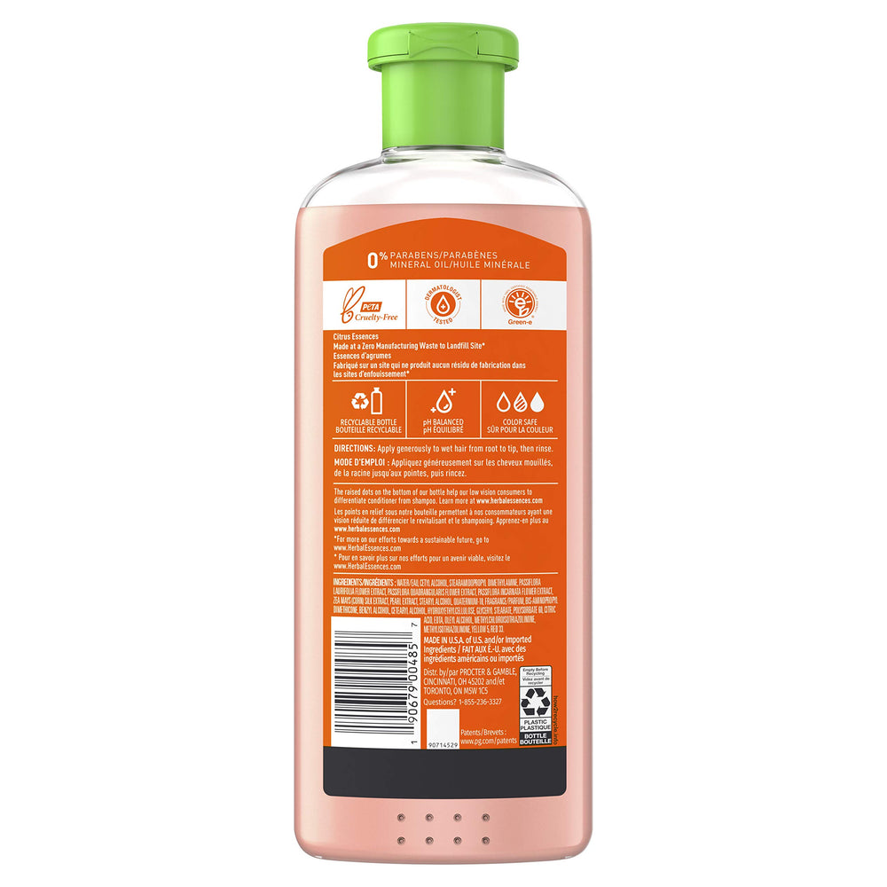 Herbal Essences Body Envy rinse leaves hair feeling clean.