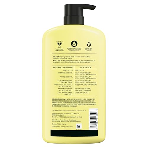 Fragancia de pradera de Herbal Essences Chamomile Shine perdura tras el lavado.