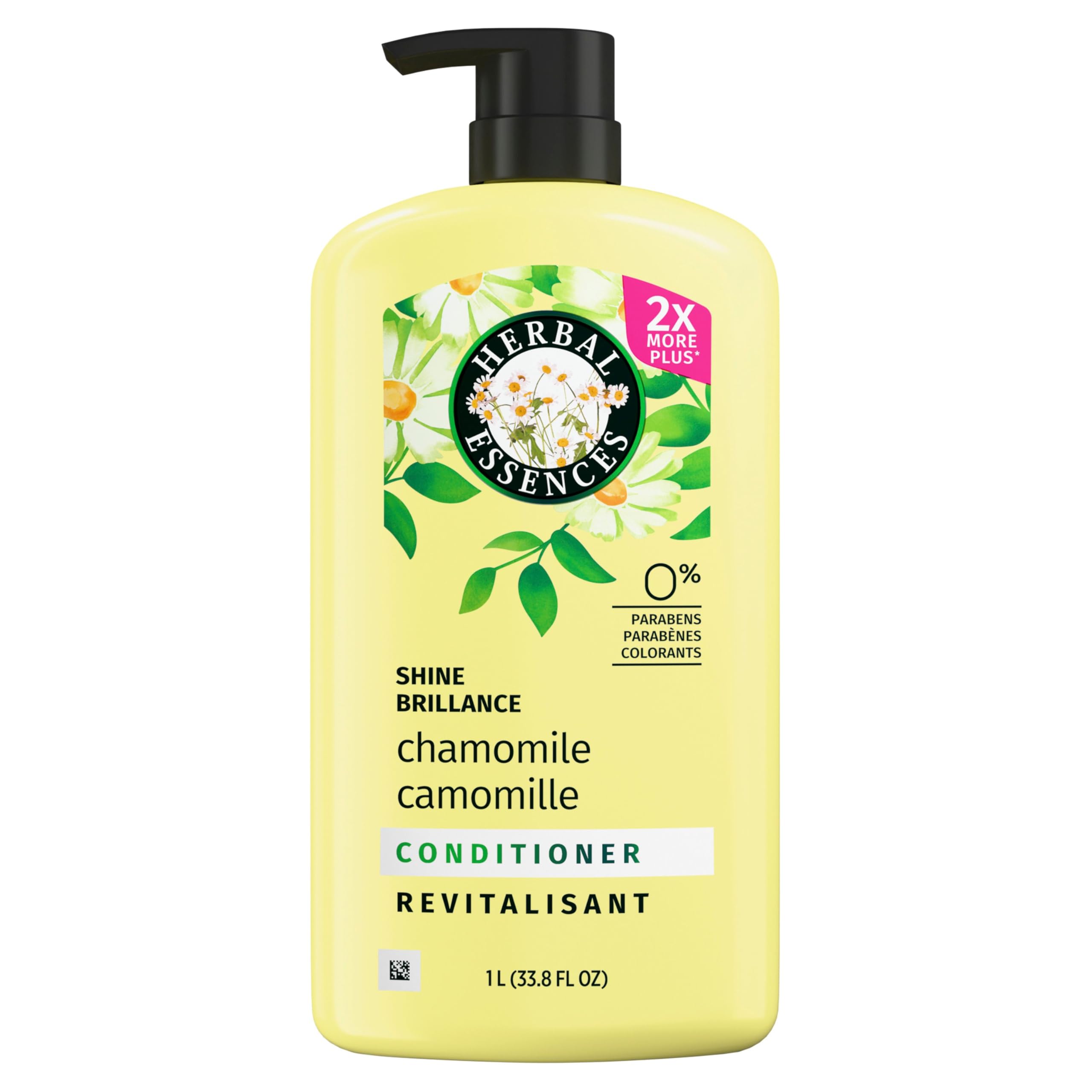 pH equilibrado en Herbal Essences Chamomile Shine para cabello suave.