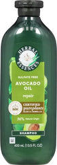 Champú Herbal Essences con aceite de aguacate y argán para cabello nutrido.