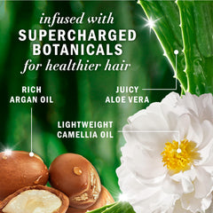 Herbal Essences bottle emits citrus and vanilla fragrance during wash.