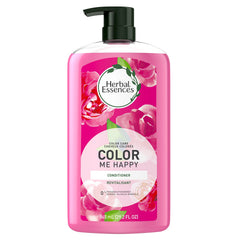 Herbal Essences Color Me Happy conditioner bottle on display for color-treated hair protection