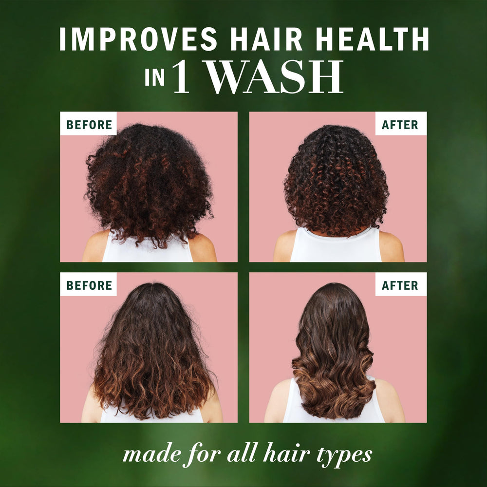 Grapeseed-based color protection concept shown on vibrant hair with Herbal Essences.