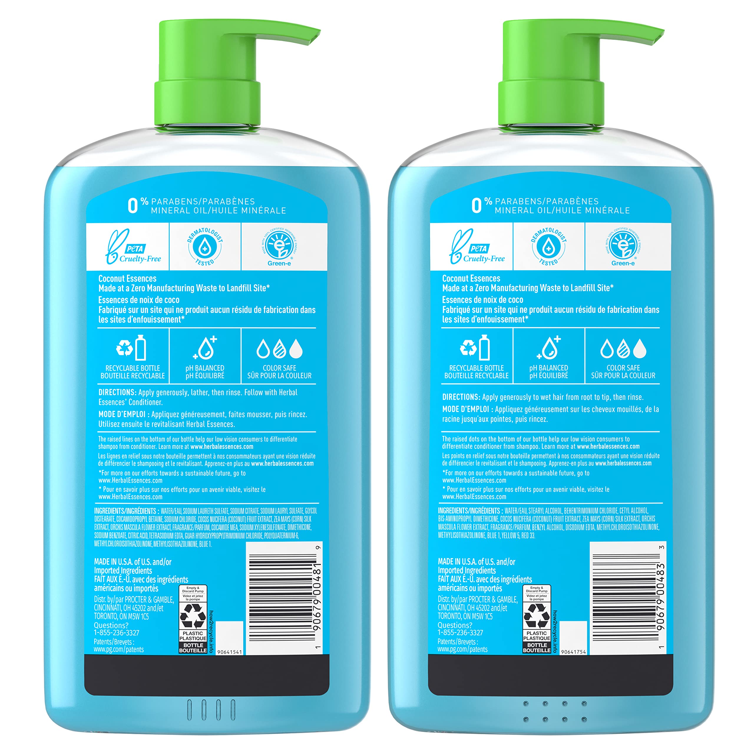 Recyclable bottle emphasizes eco-friendly packaging.