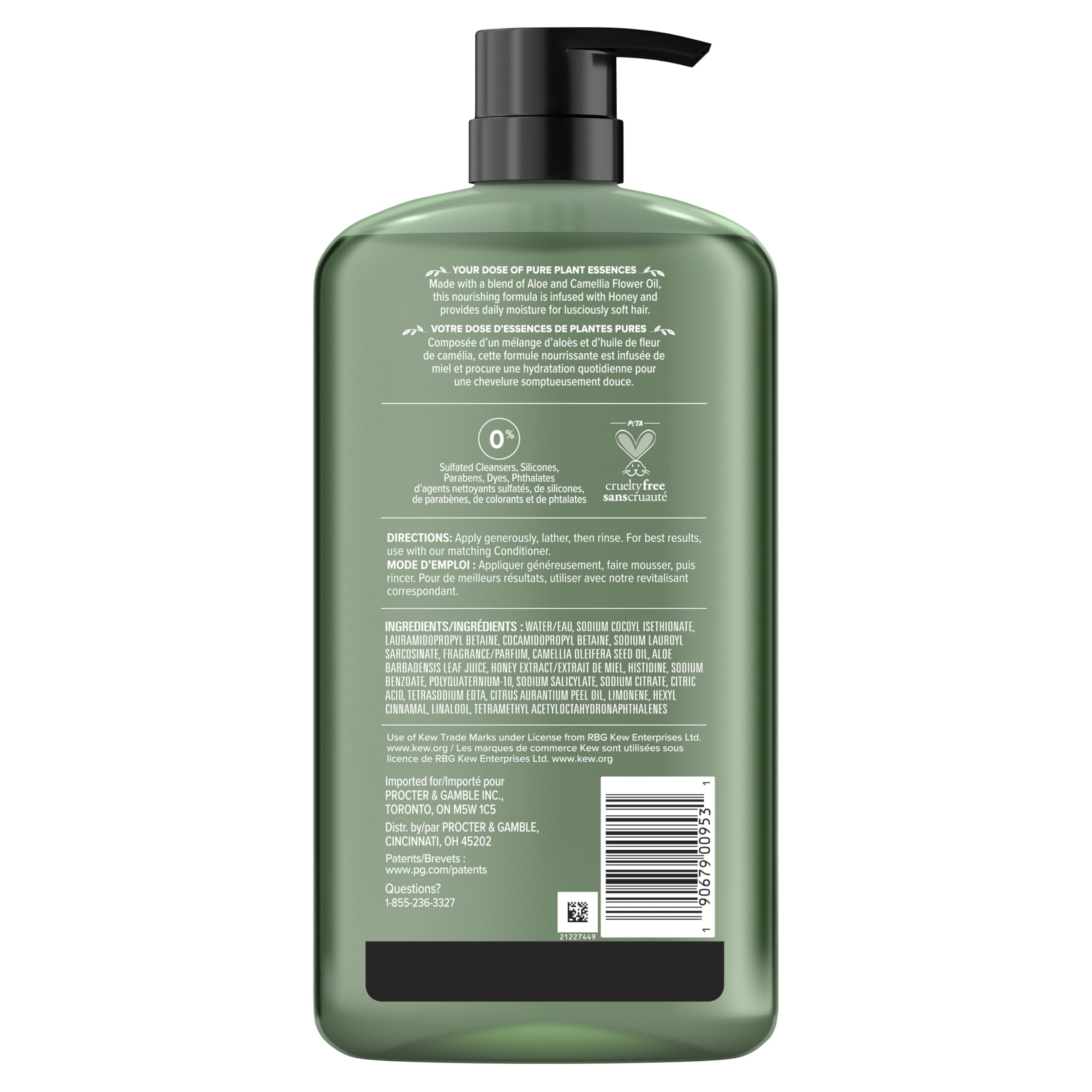 Herbal Essences Honey Daily Moisture, tapa y diseño fáciles de manejar al aplicar