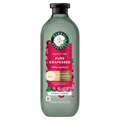 Herbal Essences Pure Grapeseed Color Nurture bottle front showing weightless nourishment for color-treated hair