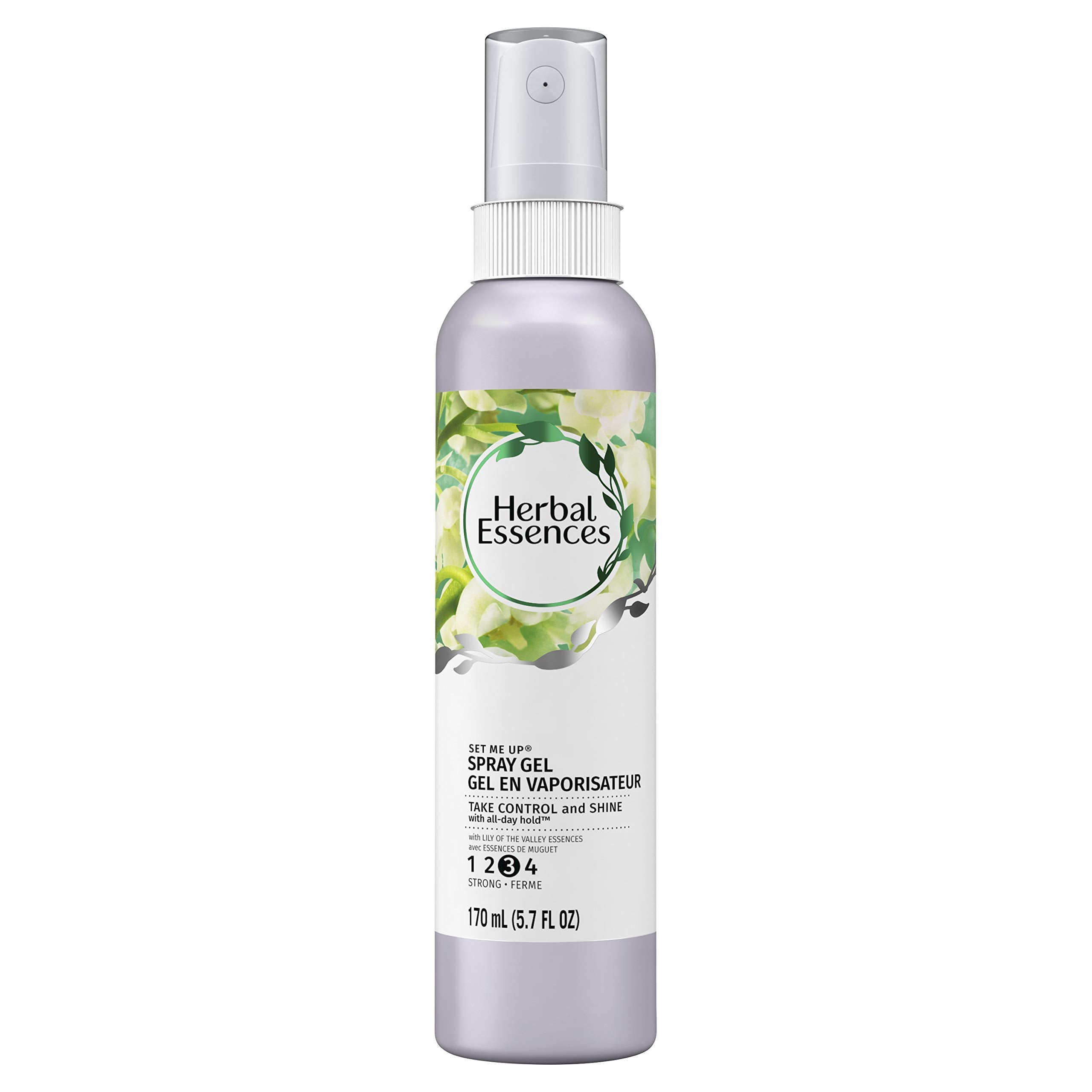 Herbal Essences Set Me Up Spray Gel aporta brillo y fijación duradera para tu peinado.
