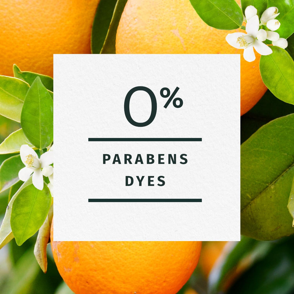 Citrus scent visible on the spray for fresh fragrance