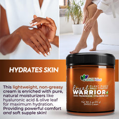 Herbal Mana Frankincense DMSO Body Cream magnesium supports daily skin care routines.