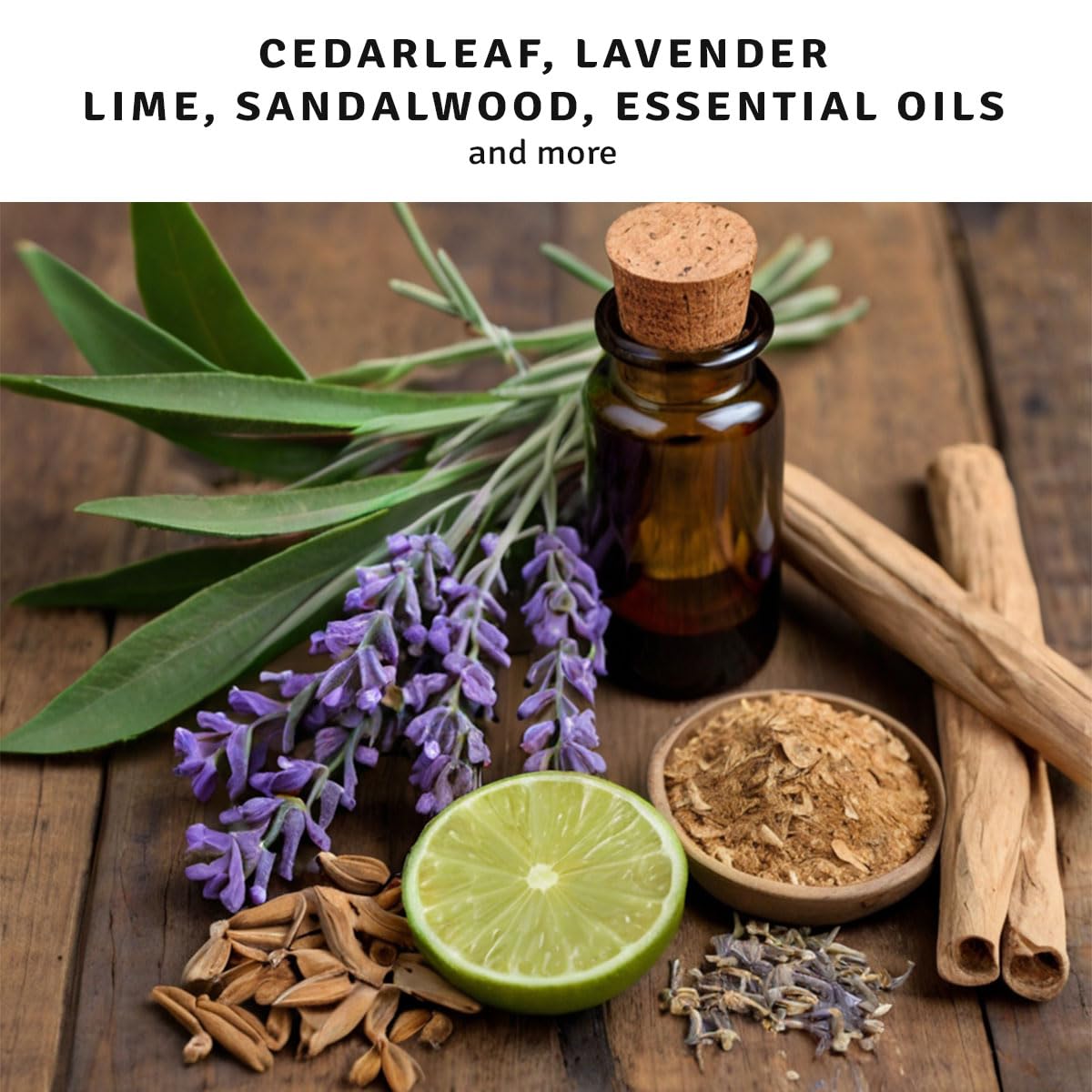 Herban Cowboy Dusk label emphasizes essential oil blend for depth.