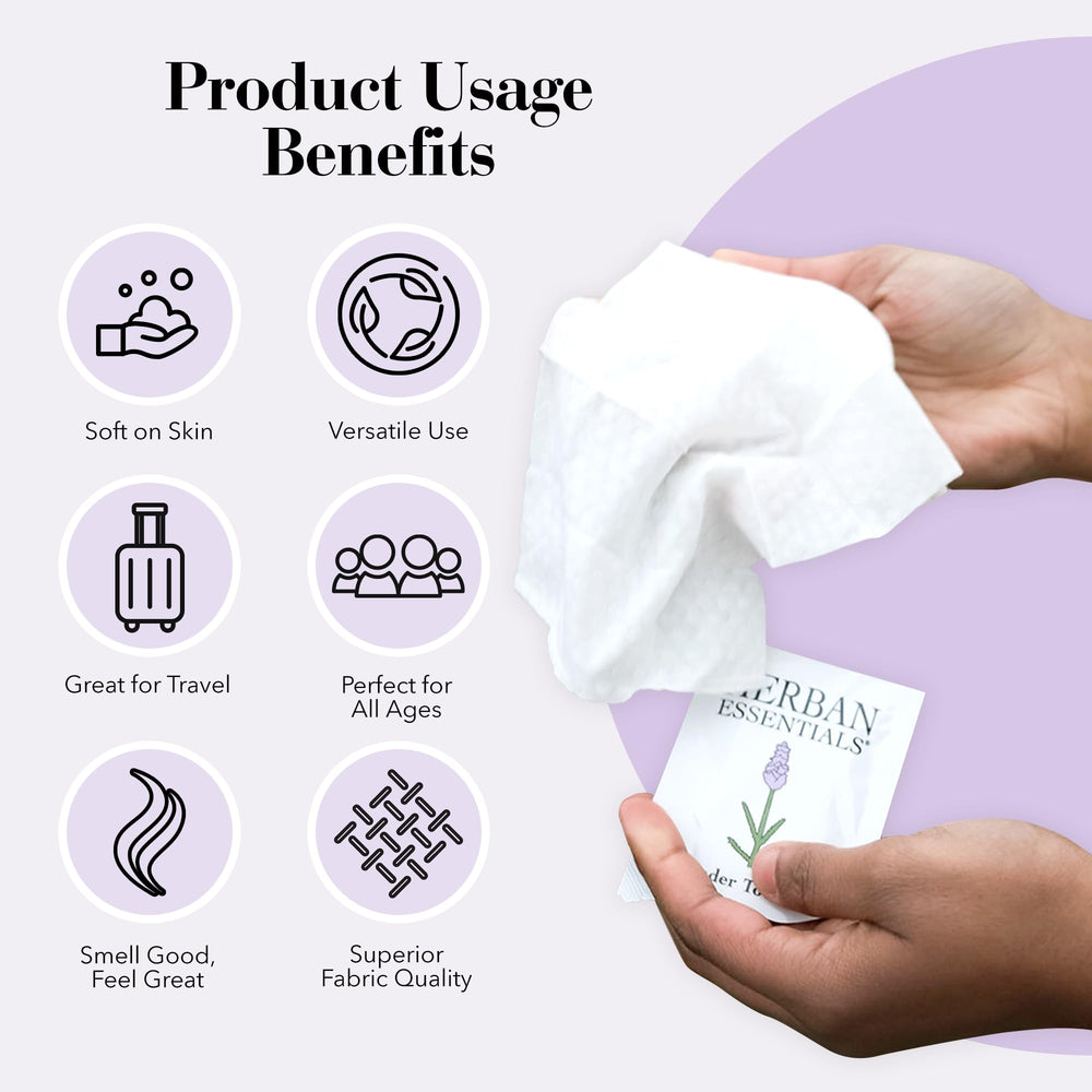 Herban Essentials eucalyptus towelette offers spa-like aroma on the move.