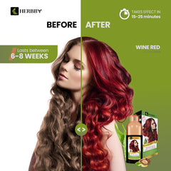 HERBBY enables darker shade transformation with comfortable scalp.